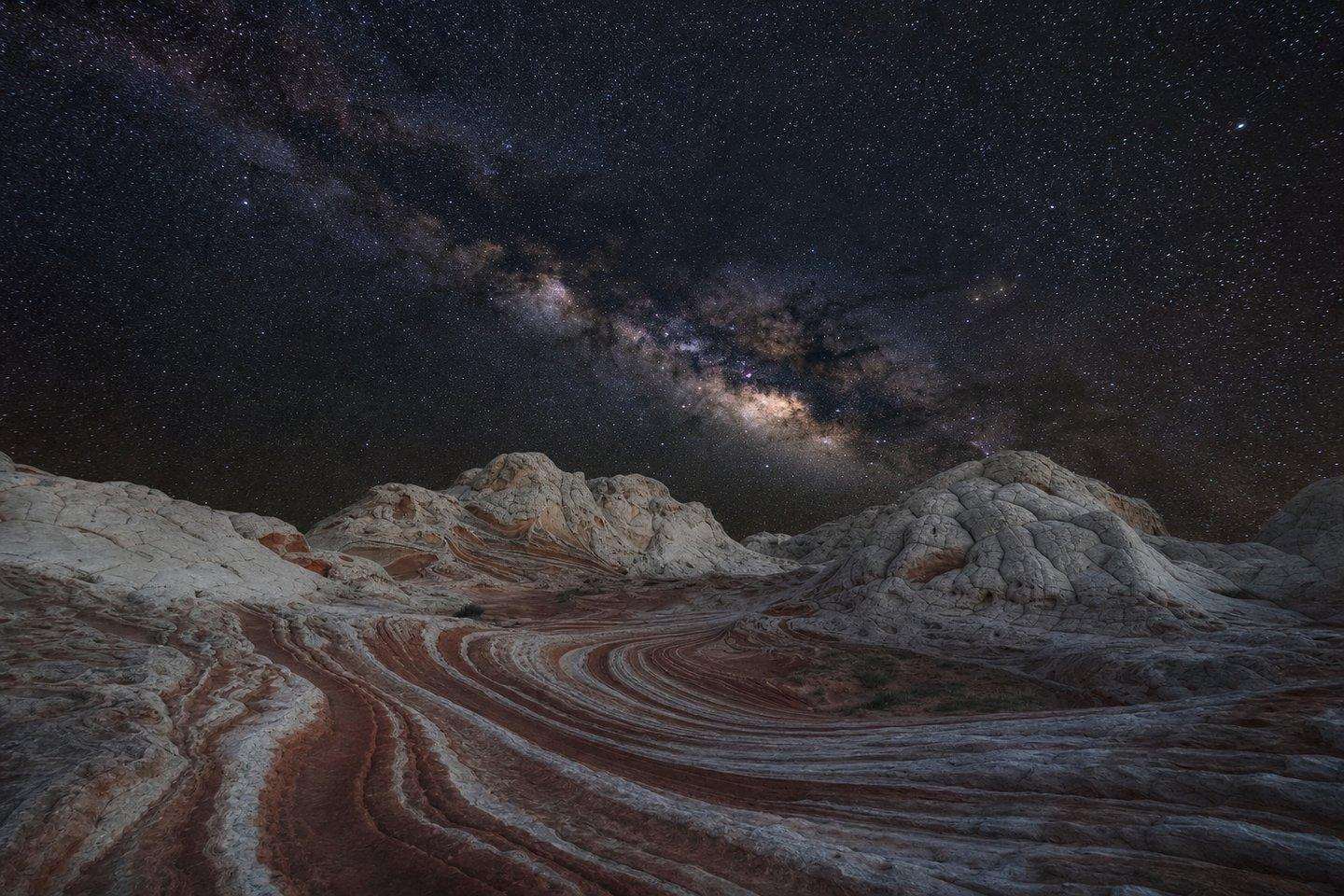 Stargazing in the Mojave Desert and Kern County's Mountains (AI-generated image)