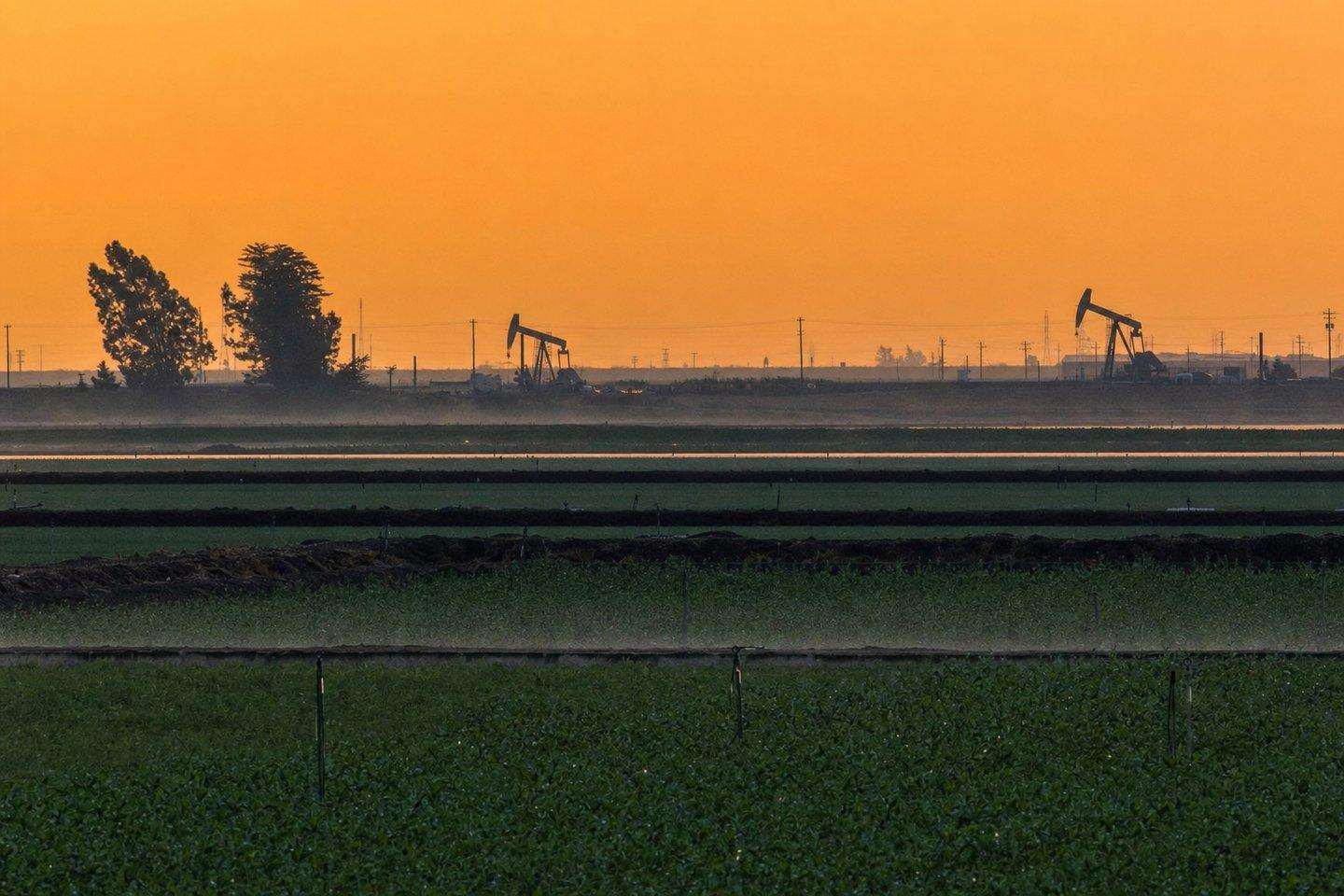 A view of Lost Hills, Kern County, California (AI-generated image)